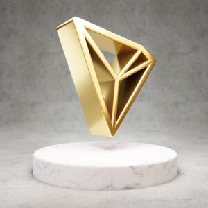 TRX Icon Tron Blockchain Kryptowährung, Crypto