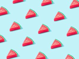 Delta Hedging von Optionen Wassermelonen Schnitze