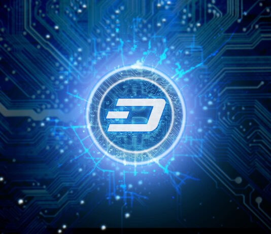 Dash Dash Logo Blockchain Crypto